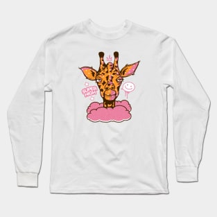 Peaceful Giraffe Long Sleeve T-Shirt